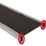 Replacement 100mm Rubber Foot for Youngman Lightweight Staging Boards