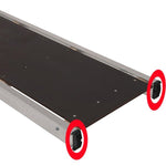 Replacement 80mm Rubber Foot for Youngman Lightweight Staging Boards